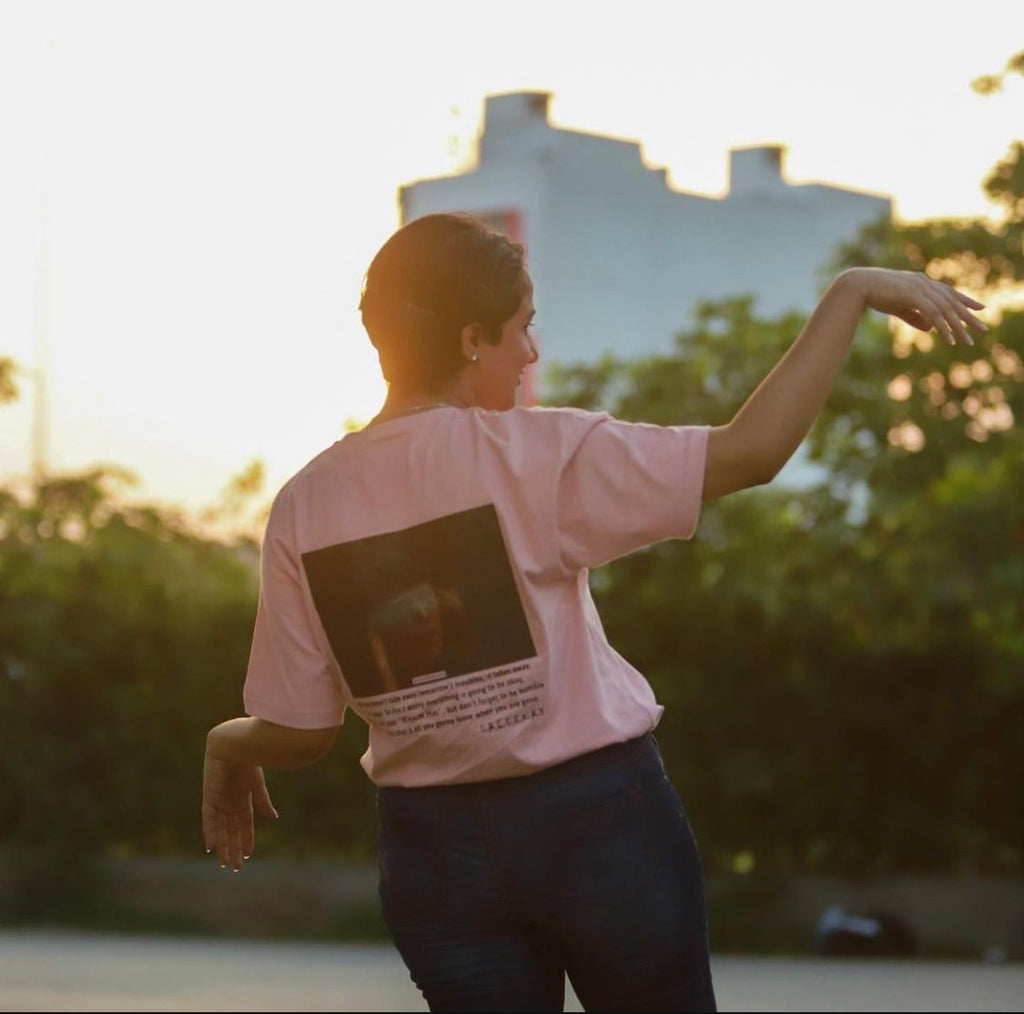 The Khair hai 2.0 Tee Baby Pink