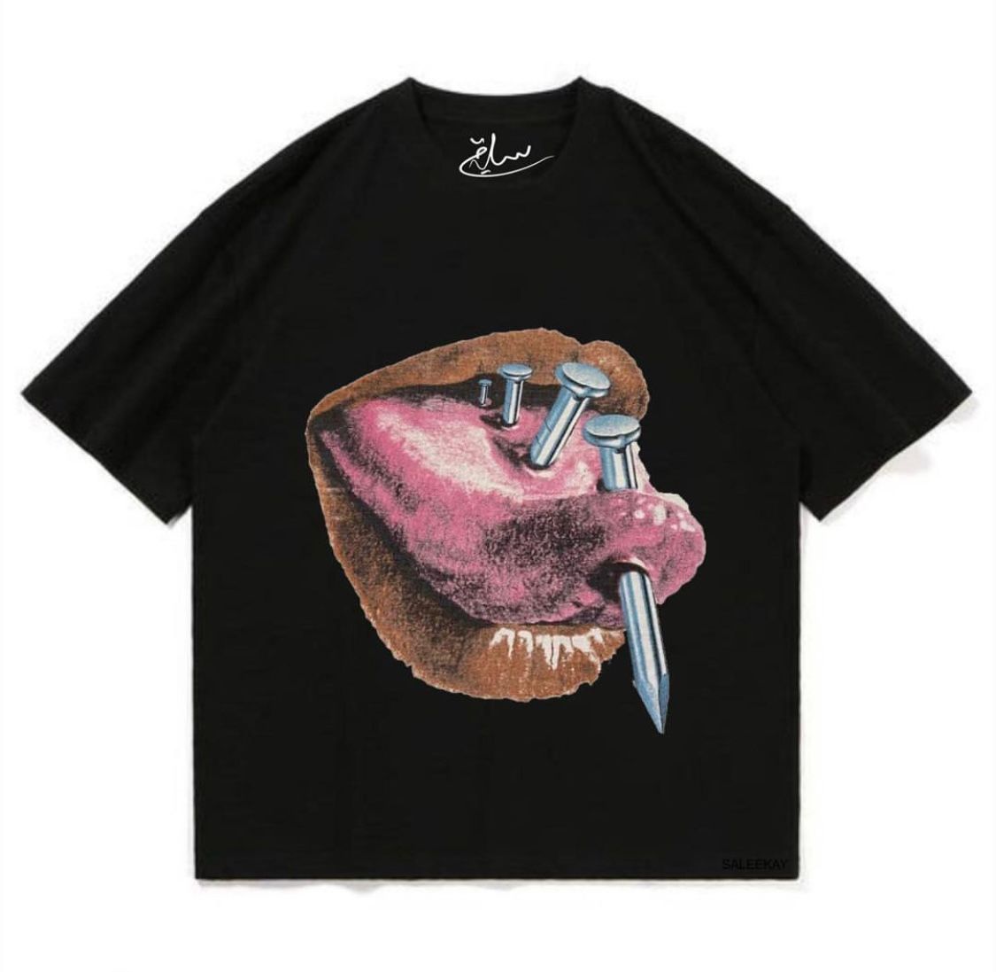 Spit Fact Tee Black