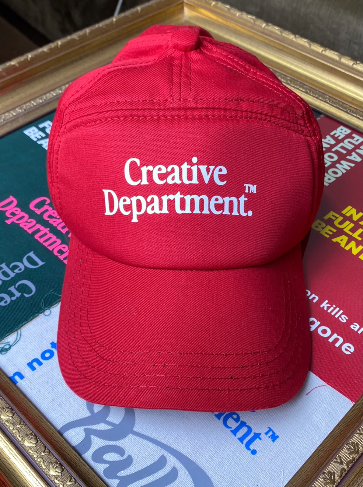 The Creative Department Cap – Crimson Edition