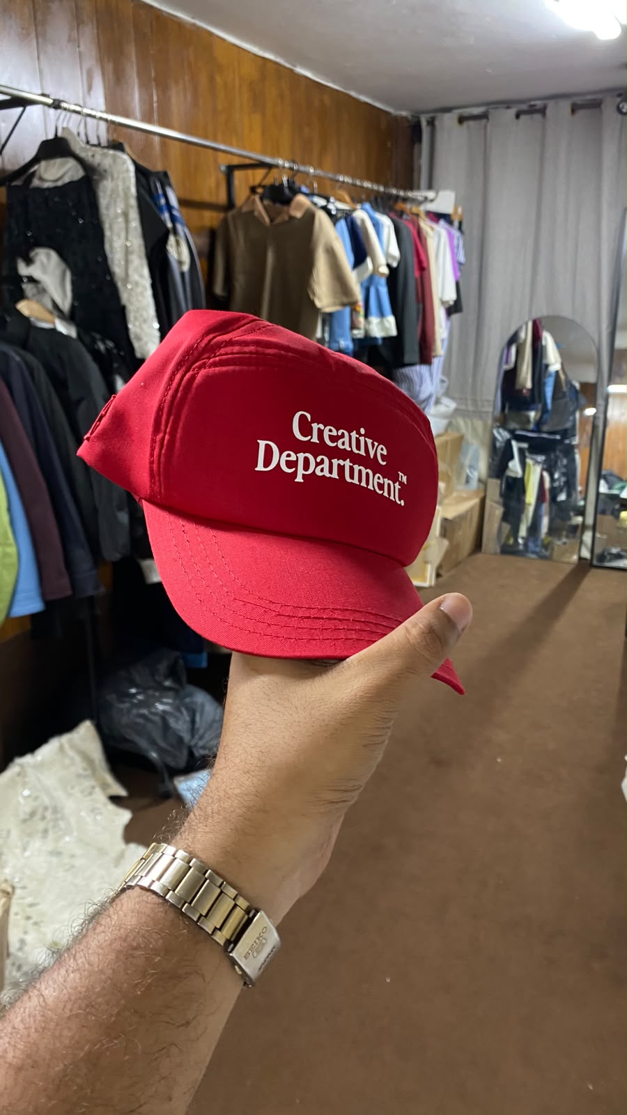 The Creative Department Cap – Crimson Edition