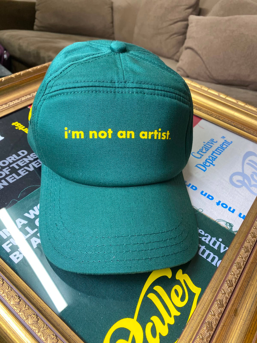 The "Not An Artist" Cap – Emerald Edition