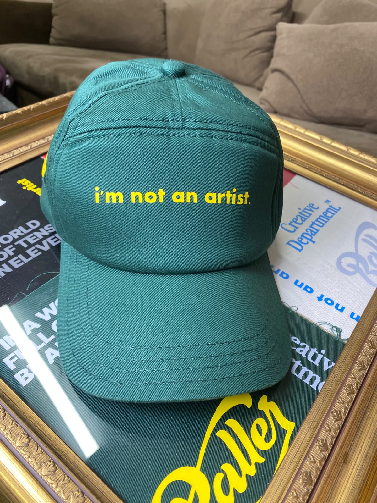 The "Not An Artist" Cap – Emerald Edition