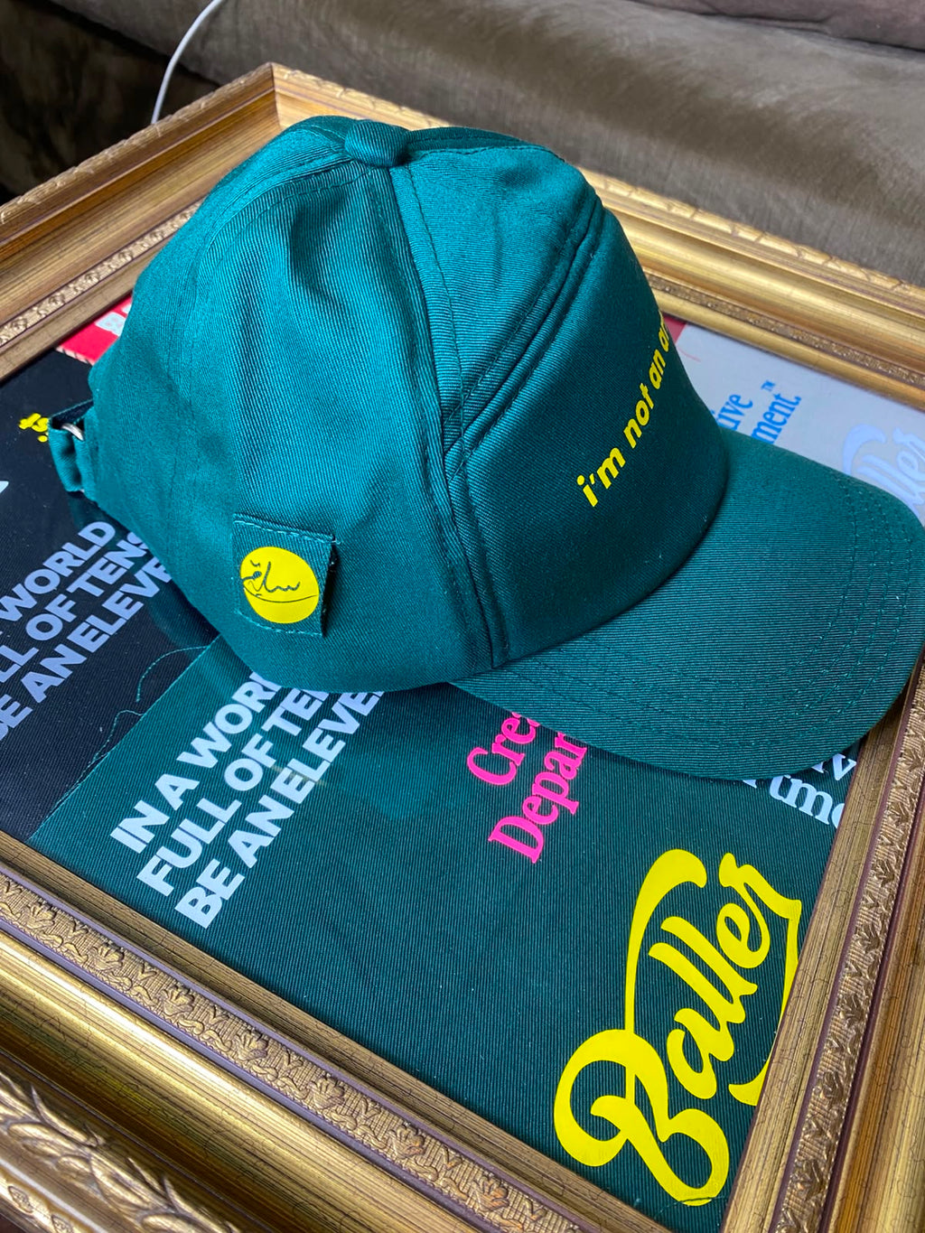 The "Not An Artist" Cap – Emerald Edition