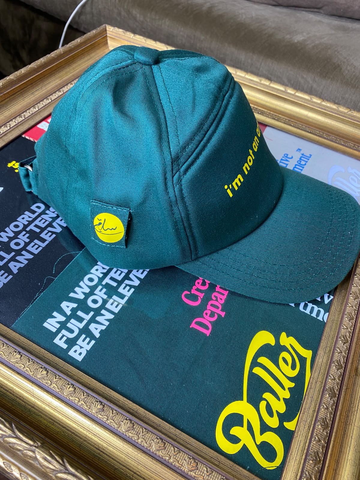 The "Not An Artist" Cap – Emerald Edition