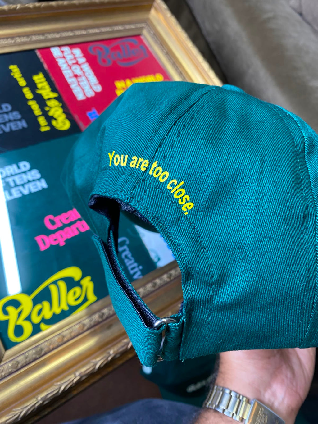 The "Not An Artist" Cap – Emerald Edition