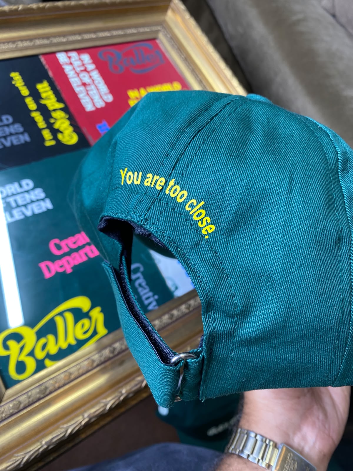 The "Not An Artist" Cap – Emerald Edition