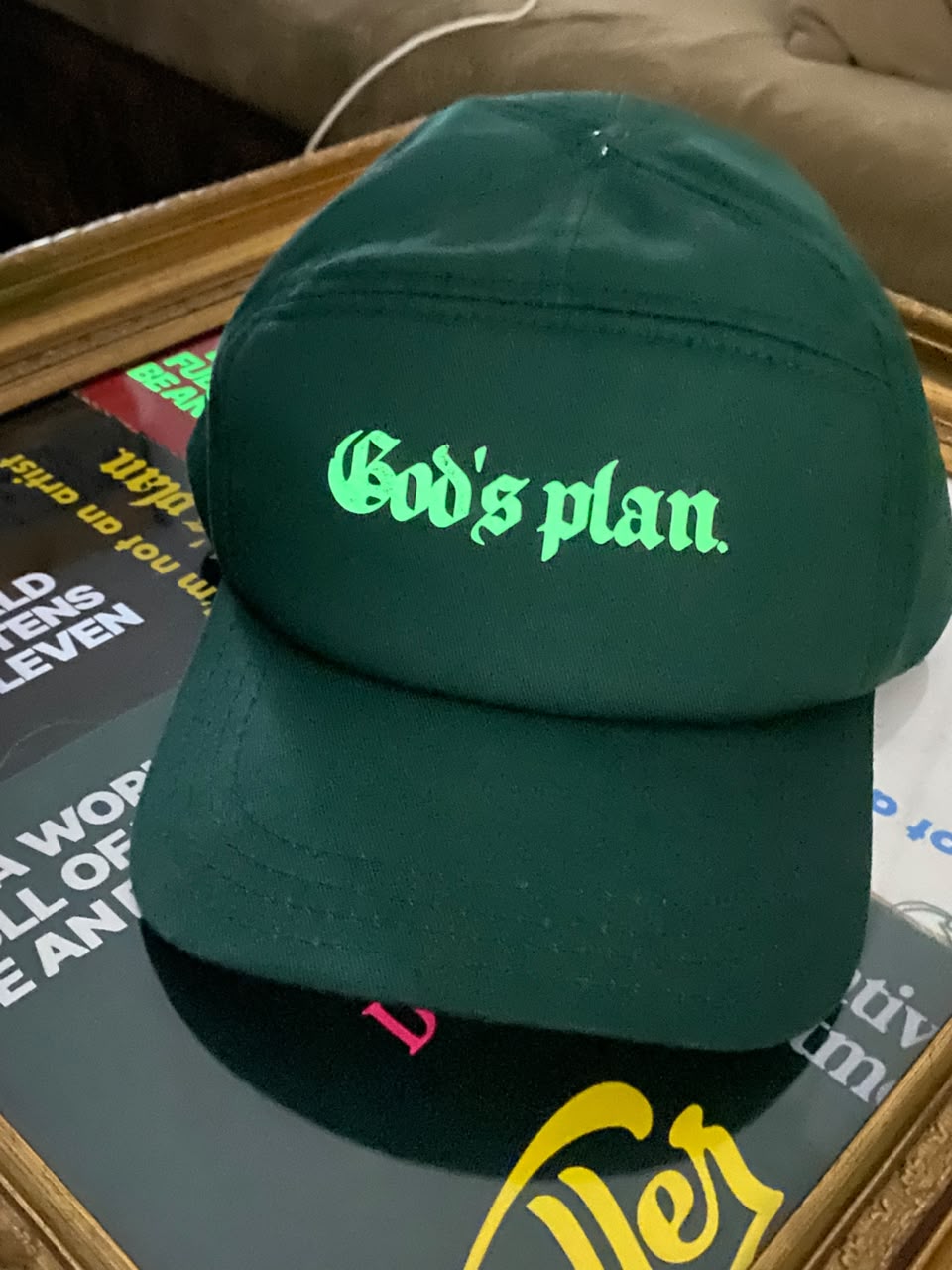 The God's Plan Cap – Emerald Edition