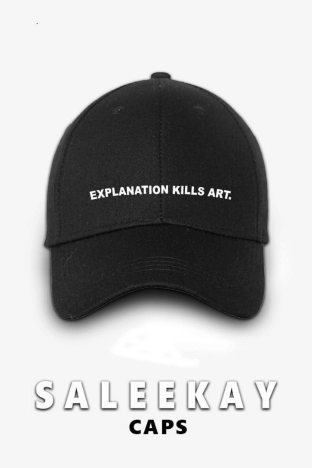Explanation Kills Art Cap Black
